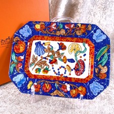 Hermes Tray Plate Marqueterie