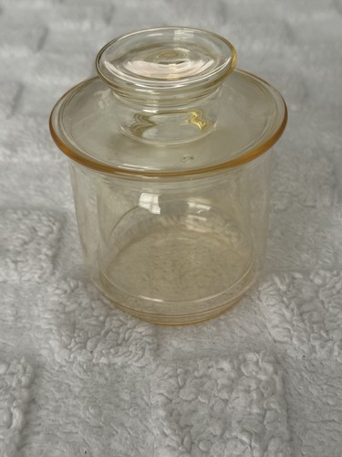 Glass french crock - french, crock/butter