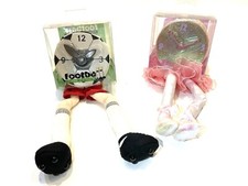 Novelty Clock Football and Ballerina. Boys & Girls Funky Clock