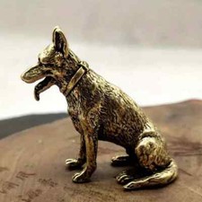 Small Brass Dog Pet Animal