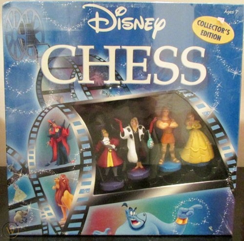 Disney chess set rare - set,, rare,