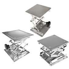Stainless Steel Lab Stand Table Scissor Lift laboratory Jack 100/ 150/ 200mm