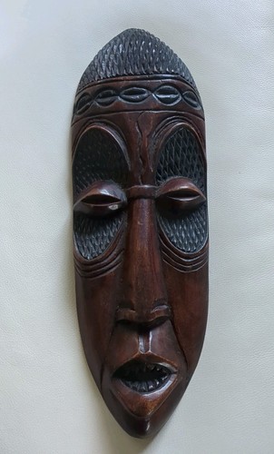 Vintage handcarved hardwood - handcarved,