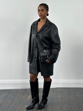 Conbipel 1990s Leather Trench