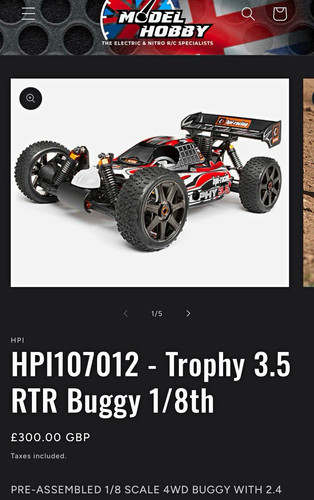 Hpi trophy rtr 8 - trophy, 1/8