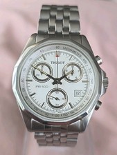 Mens Stainless Steel TISSOT PR100 Swiss Made Quartz Chronograph Wristwatch