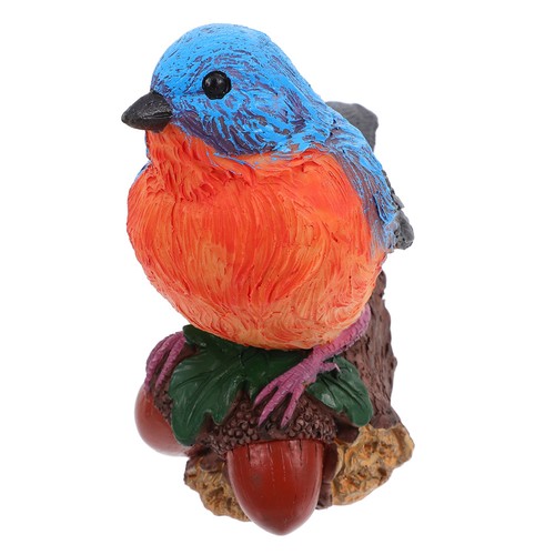 Durable blue resin bird - durable,