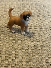 Schleich boxer puppy figure