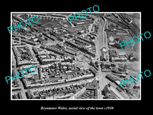Brynmawr wales aerial view - aerial, of
