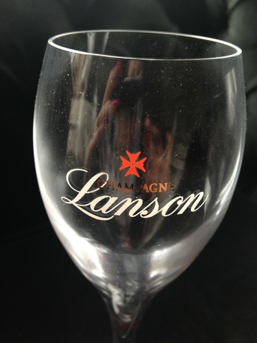 Lanson champagne flutes 4 - lanson, x