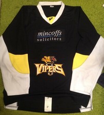 Likit Andersson - EIHL Newcastle Vipers 2008-09 Game Worn Ice Hockey Jersey