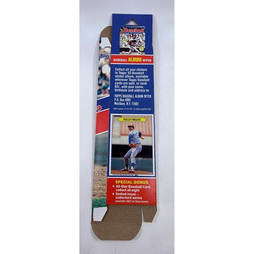 1983 topps baseball sticker - 1983,