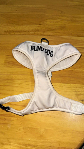 White fabric soft vest dog - soft,
