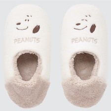Uniqlo Peanuts Snoopy Fleece Room Home Shoes Womens Comfort Slippers XL