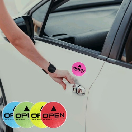 4pcs car door reflective - car,