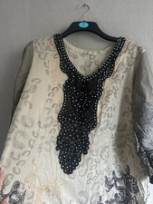 Designer Shalwar Kameez Indian Pakistani Khaddi Maria B.Sapphire Gul Ahmed