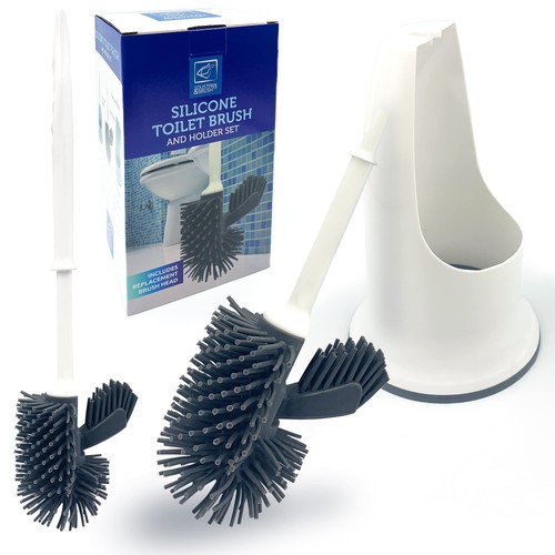 Silicone toilet brush - toilet,