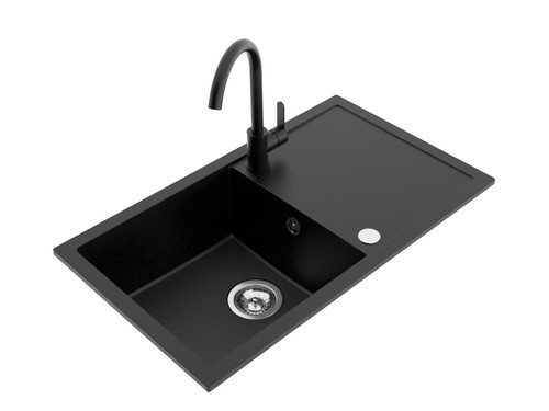 Granite sink and tap - sink,