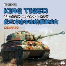 Meng Model WWT-021 Toon Tank German King Tiger (Henschel Turret)