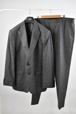 M&S Sartorial Men's Grey 2 Piece Suit Size UK Chest 46" & UK 42" Waist Regular 