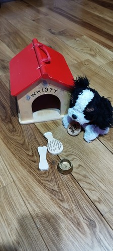 Elc black white puppy dog - &,