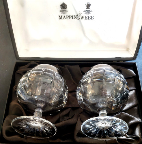 Mappin webb crystal glass - &,