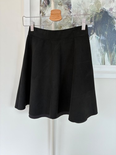 Zara suede leather line mini - suede, a-line