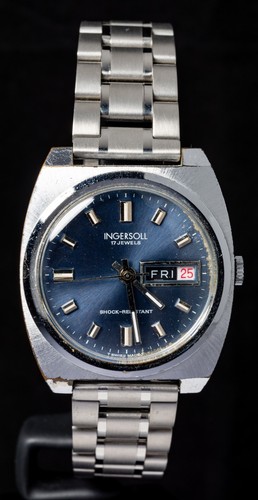 Ingersoll blue dial - ingersoll,