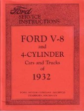 1932 Ford Car Truck Shop Service Repair Manual Book Engine Drivetrain Electrical