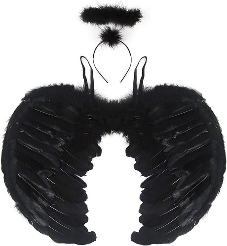 Black angel fairy wings - angel,