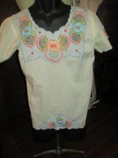 Mexican Embroidered Blouse
