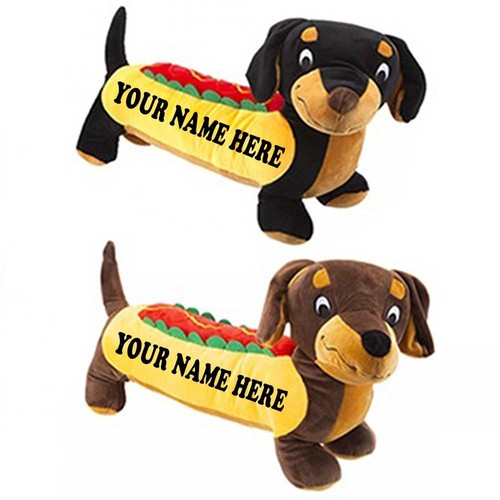Personalised dachshund plush - personalised,