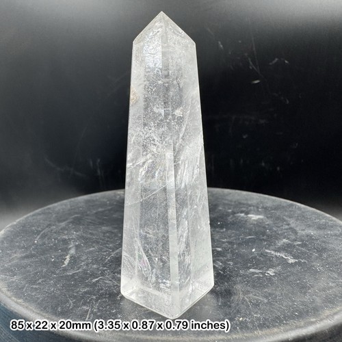 Clear quartz tower - clear,