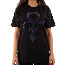 Prince T Shirt Purple Diamante