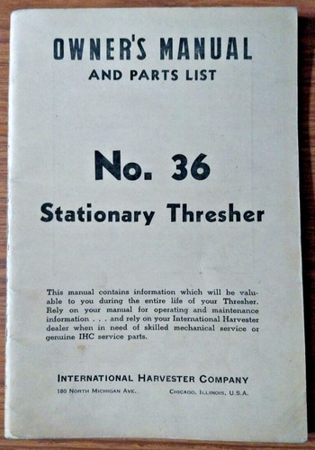 Owners manual and - owners, list