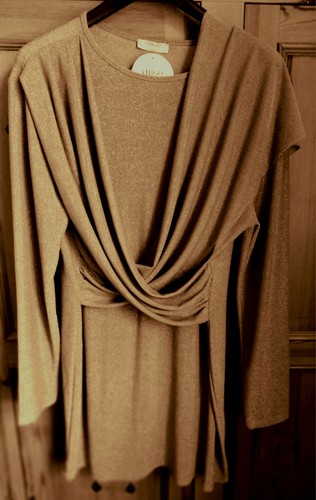 Gold tunic jumper - gold, top