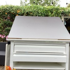 Heavy Metal Trolley/ Table Great Craft Table. Reasonable Condition