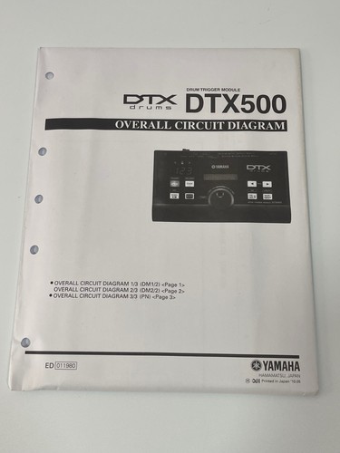 Original yamaha dtx500 - yamaha,