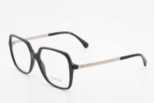 Chanel 3367 C501 Female Square Glasses Frames Black Silver 54mm