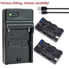 Battery or Slim charger for Sony NP-F550 NP-F330 BC-VM10 DCR-VX2000 DCR-VX2000E