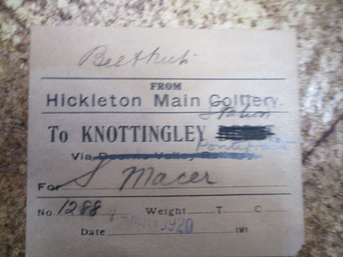 Hickleton main colliery - hickleton,