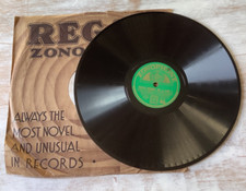 Zonophone 78 rpm Salon Orchestra Puzzle Record with 3 Tunes per side Scarce