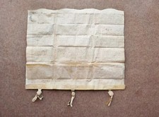 1677 Manor of Aston Birmingham Mansion house 2 page Vellum Deed Indenture