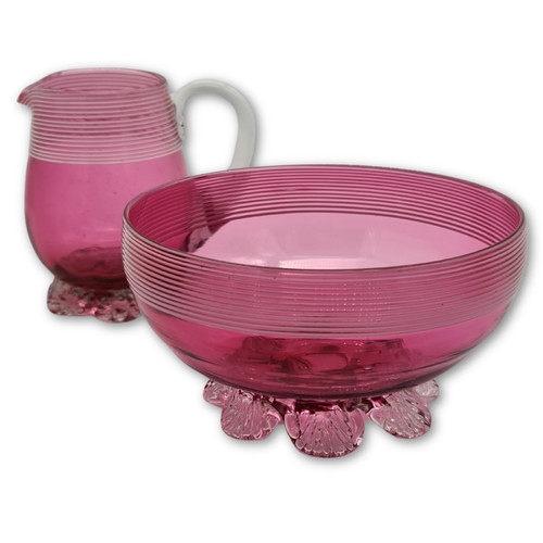 Antique victorian cranberry - antique,