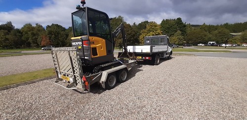Digger hire with driver - driver., fife
