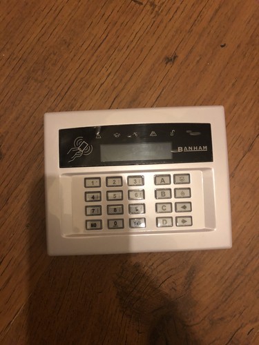Banham burglar alarm keypad - banham,