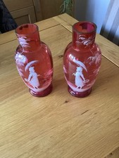 mary gregory cranberry glass