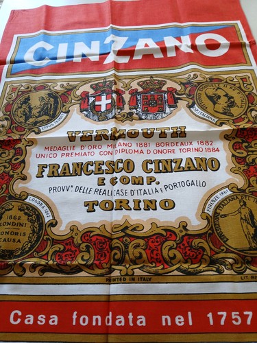 Vintage cinzano vermouth tea - vintage,