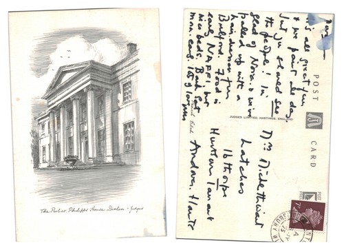Postcard the portico - postcard,