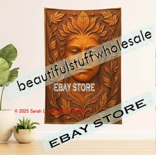 Mystical guardian tapestry